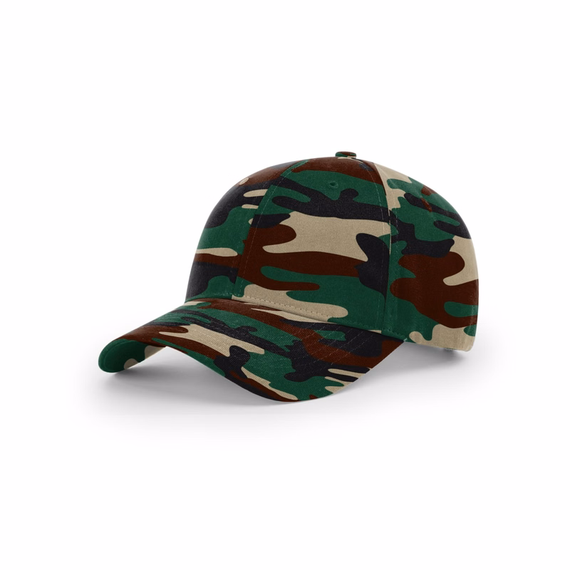  Casual Twill Camo Strapback