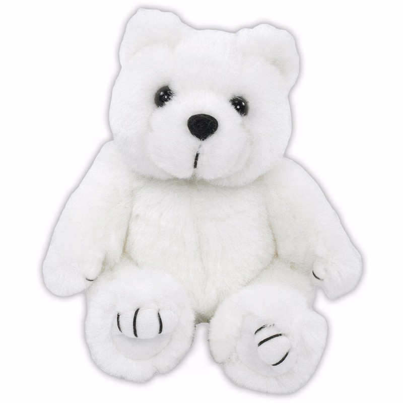 8" White Kirby Bear