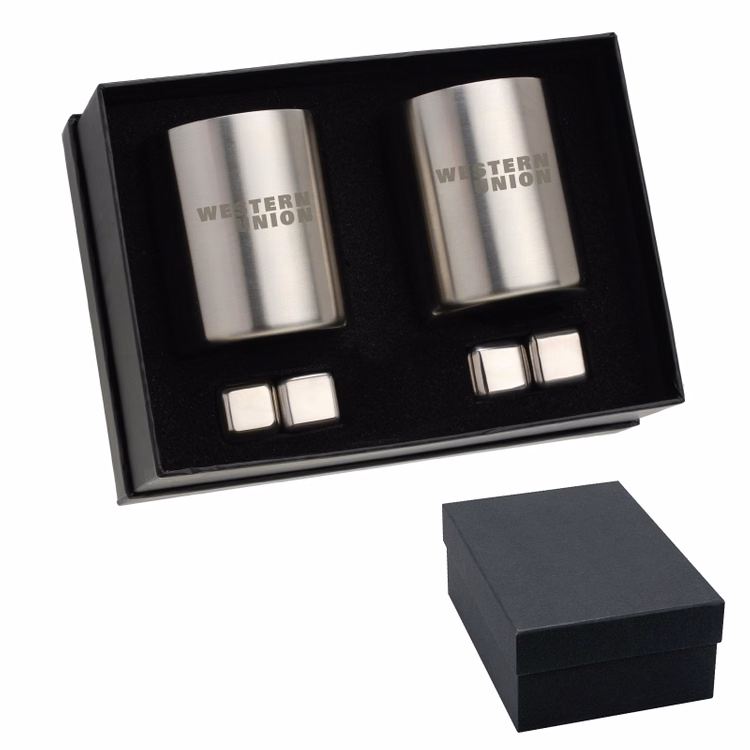 McGraw's Double Whiskey Cup & Whiskey Cube Set