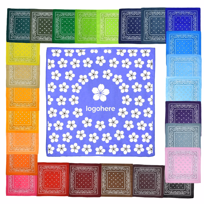 Quick Dry Custom Cotton Bandana
