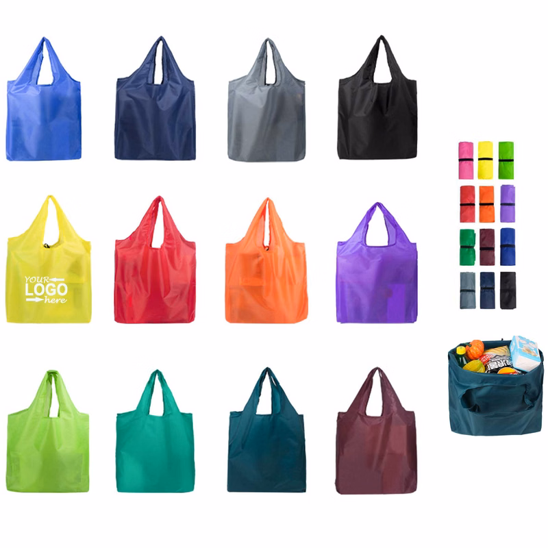 Collapsible Polyester Tote Shopping Bag
