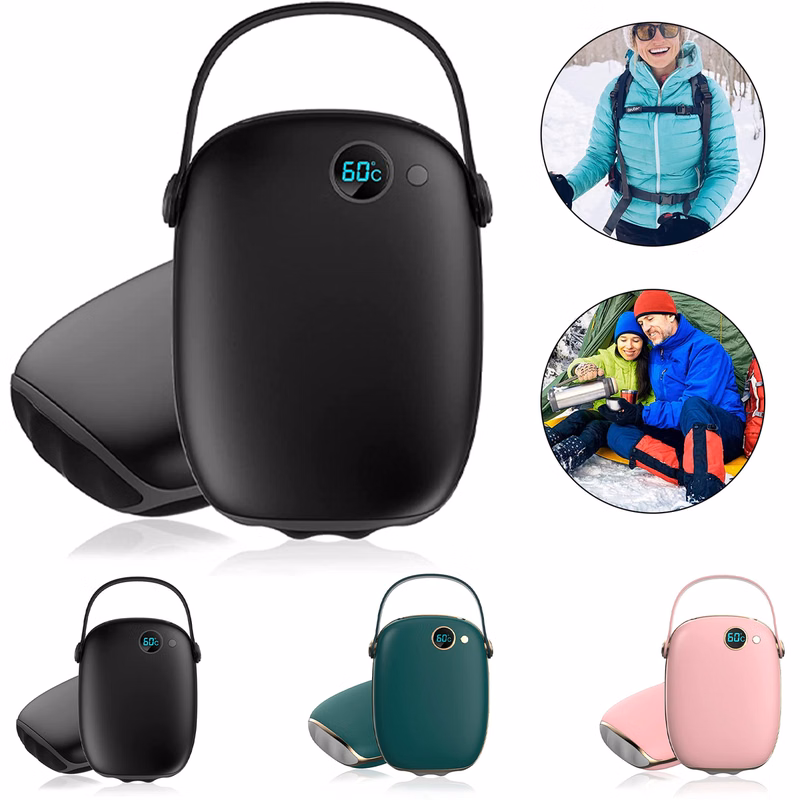 10000mAh Belt Handle 2-in-1 Hand Warmer Charging Bank