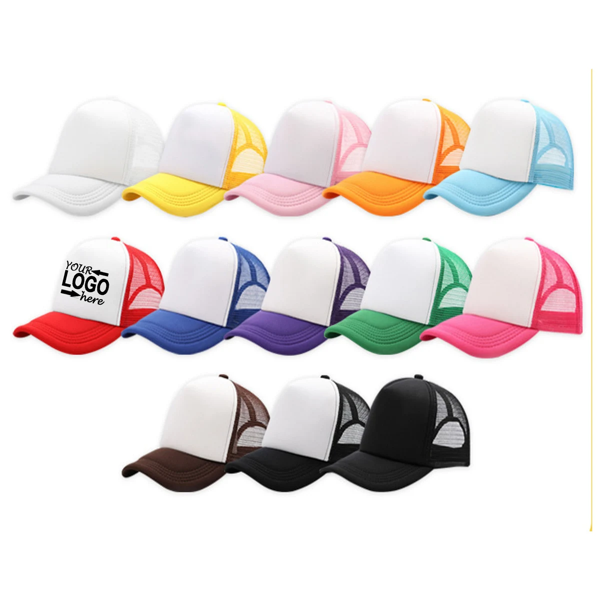 MOQ30PCS Trucker Hat Mesh Back Hat 1