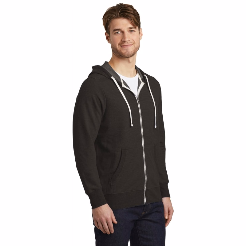 District Perfect Tri French Terry Full-Zip Hoodie.