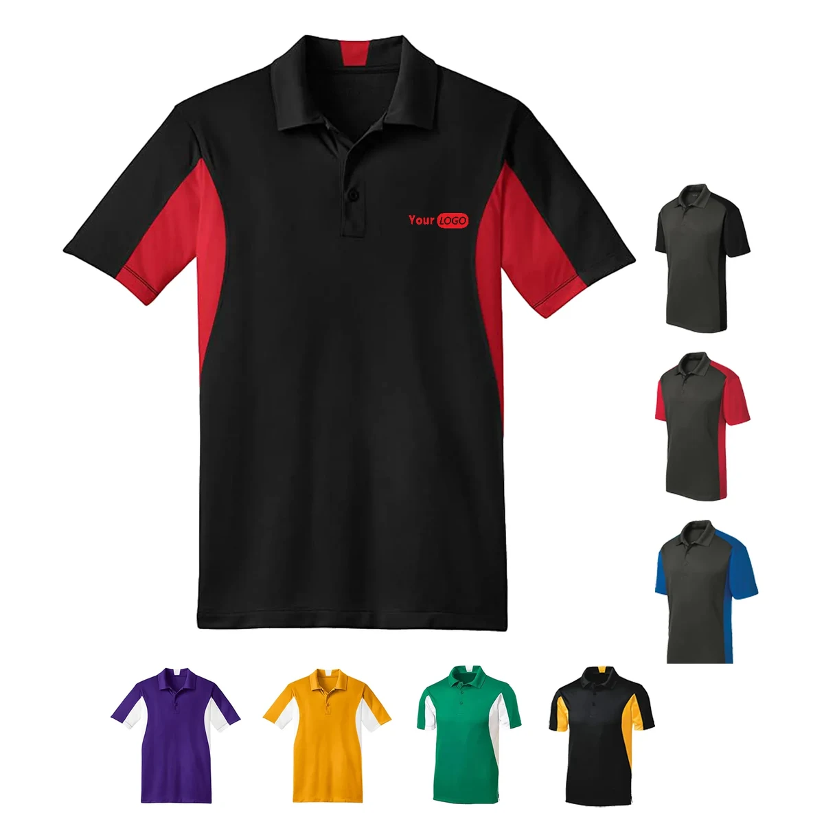Men's Quick Dry Short Sleeve Polo Shirts 1