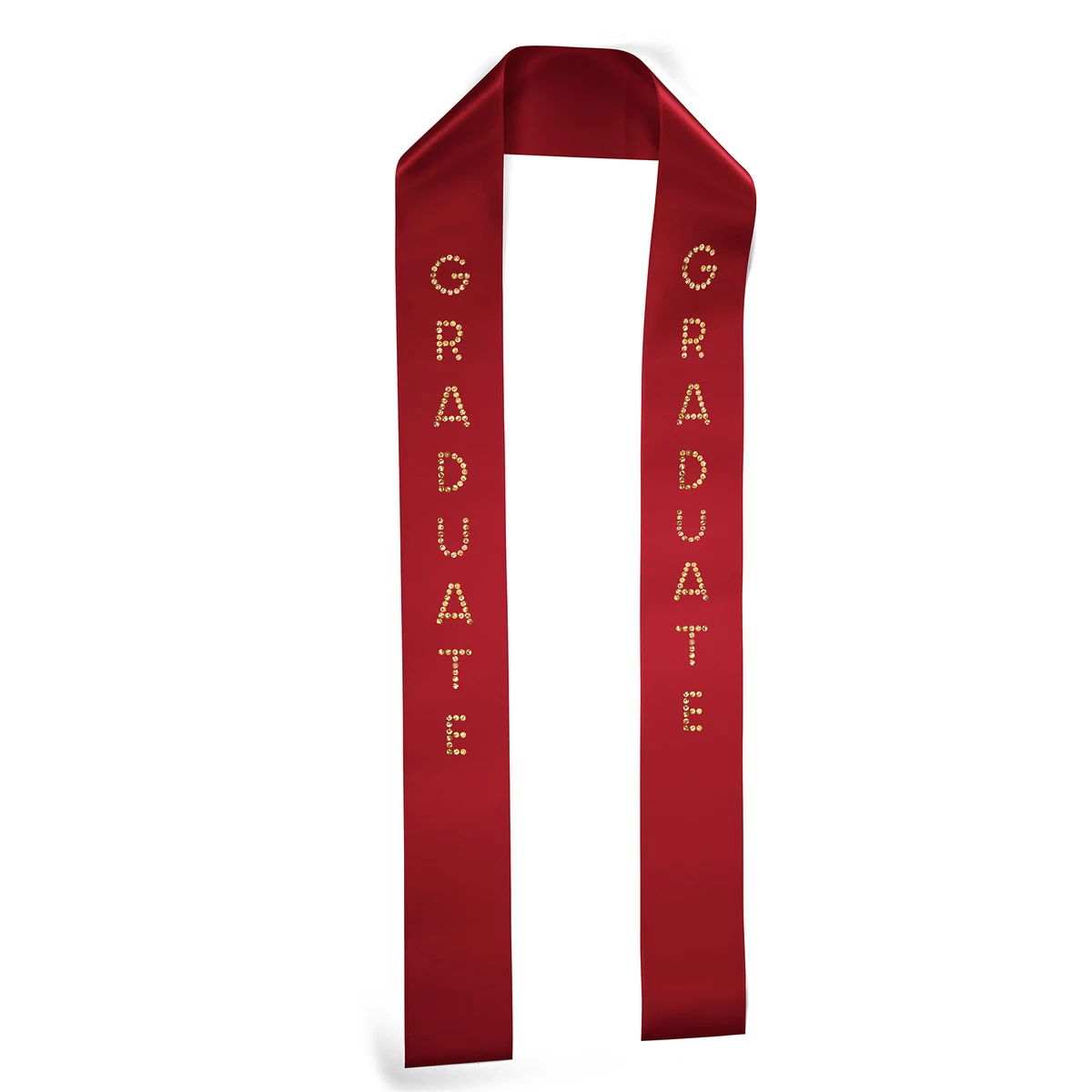 3" Badge Satin Stole - 60" Long - Sparkle 1