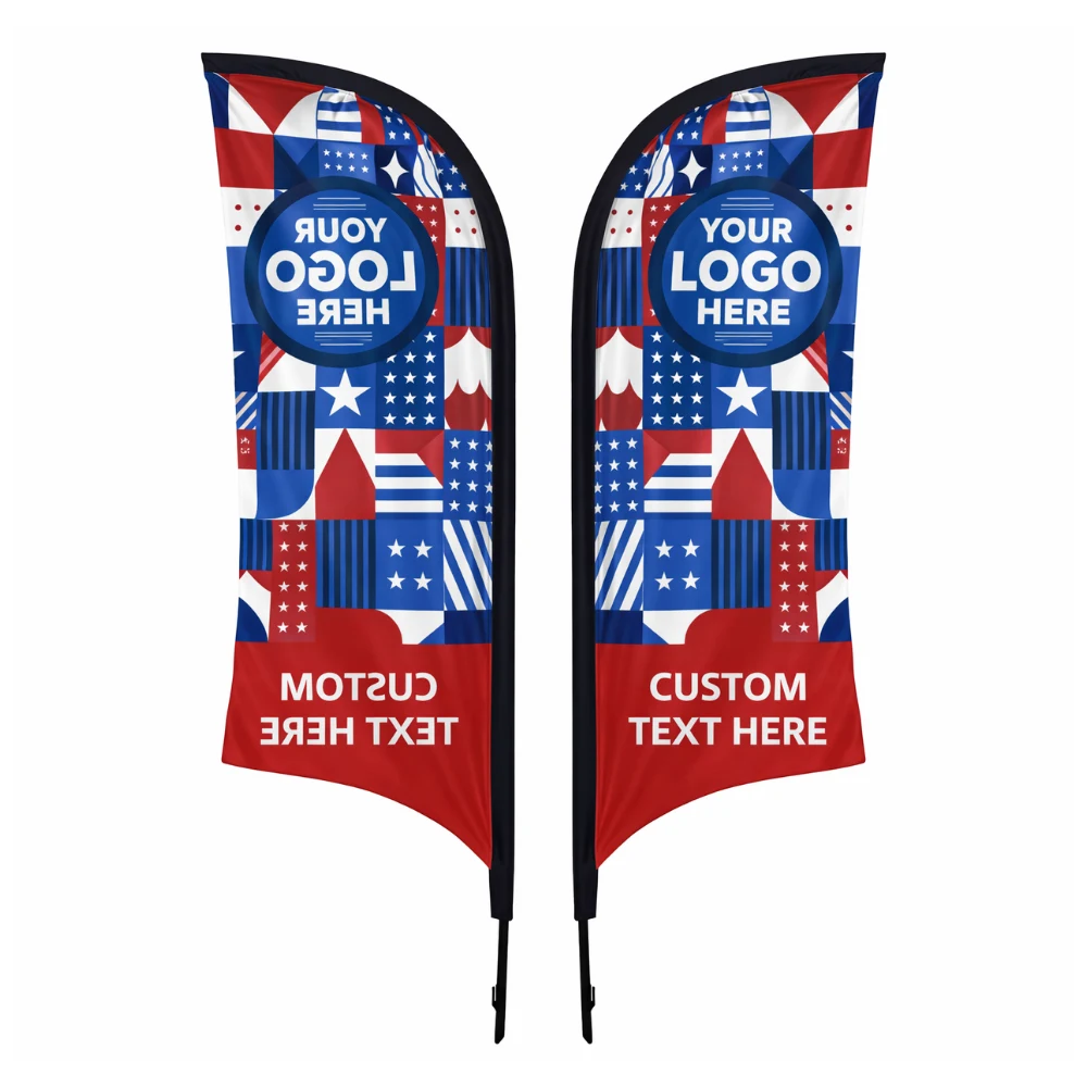 12' Feather Flag Double Sided 1