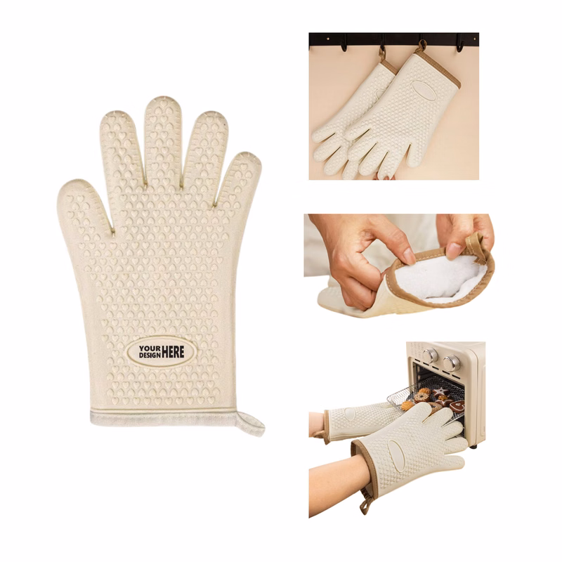 Silicone Five-Finger Anti-Scald Baking Mitt