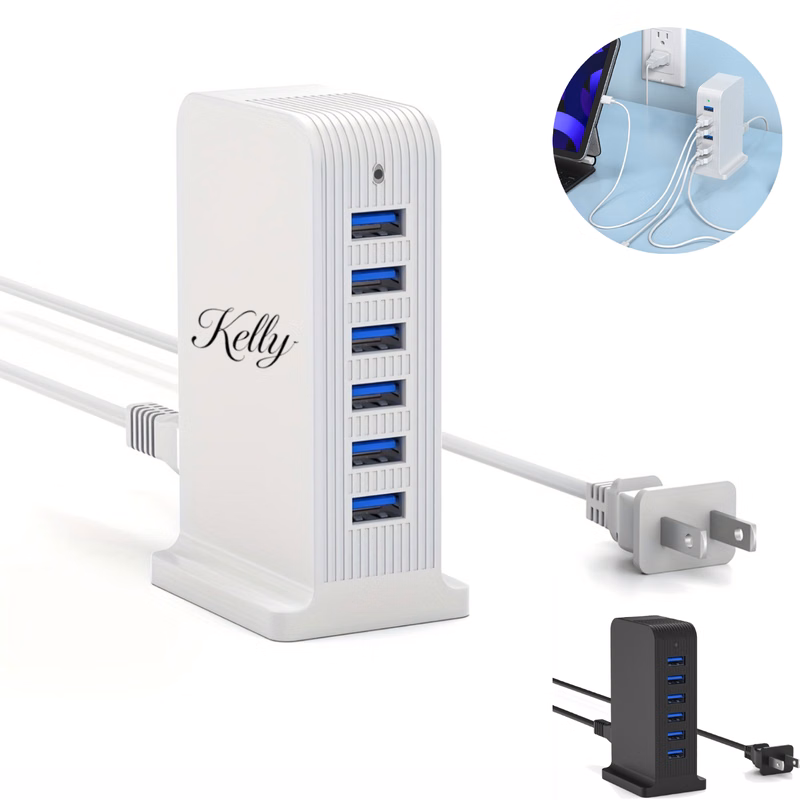 Desktop 6-Port USB Charging Station