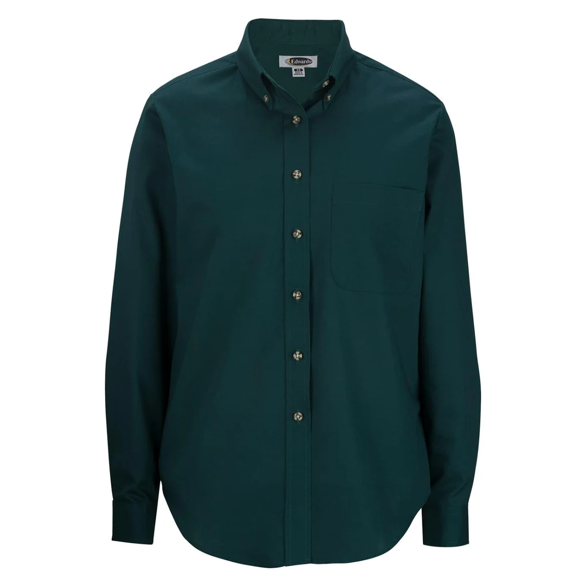 Easy Care Poplin Long-Sleeve Ladies Shirt 1