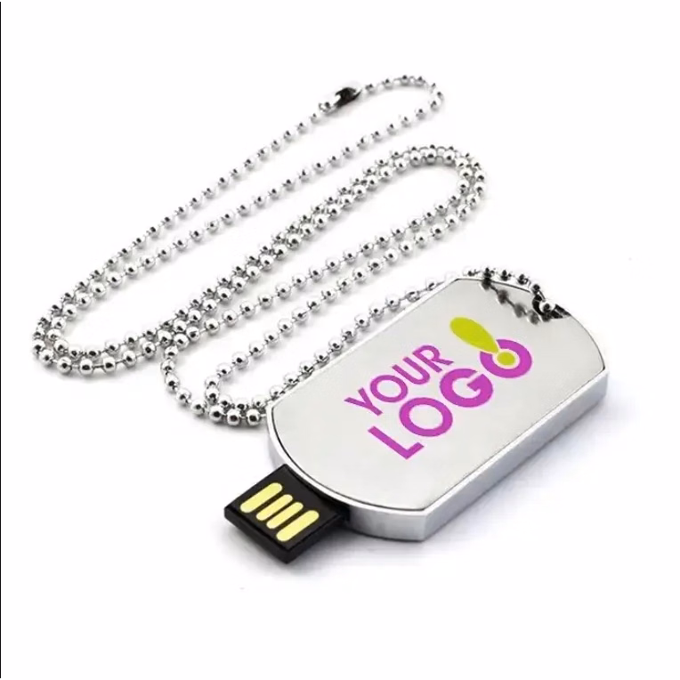 2 GB Dog Tag USB Flash Drive