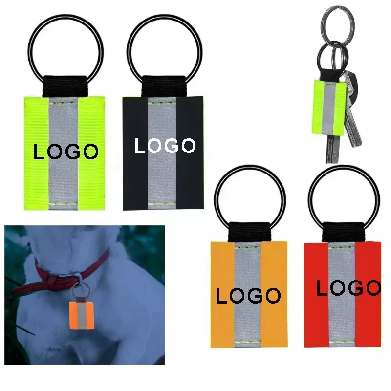 Double Sided Reflective Keychain 1