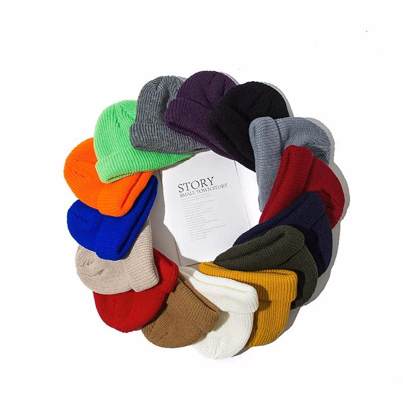 Vintage Knitted Beanie Hat