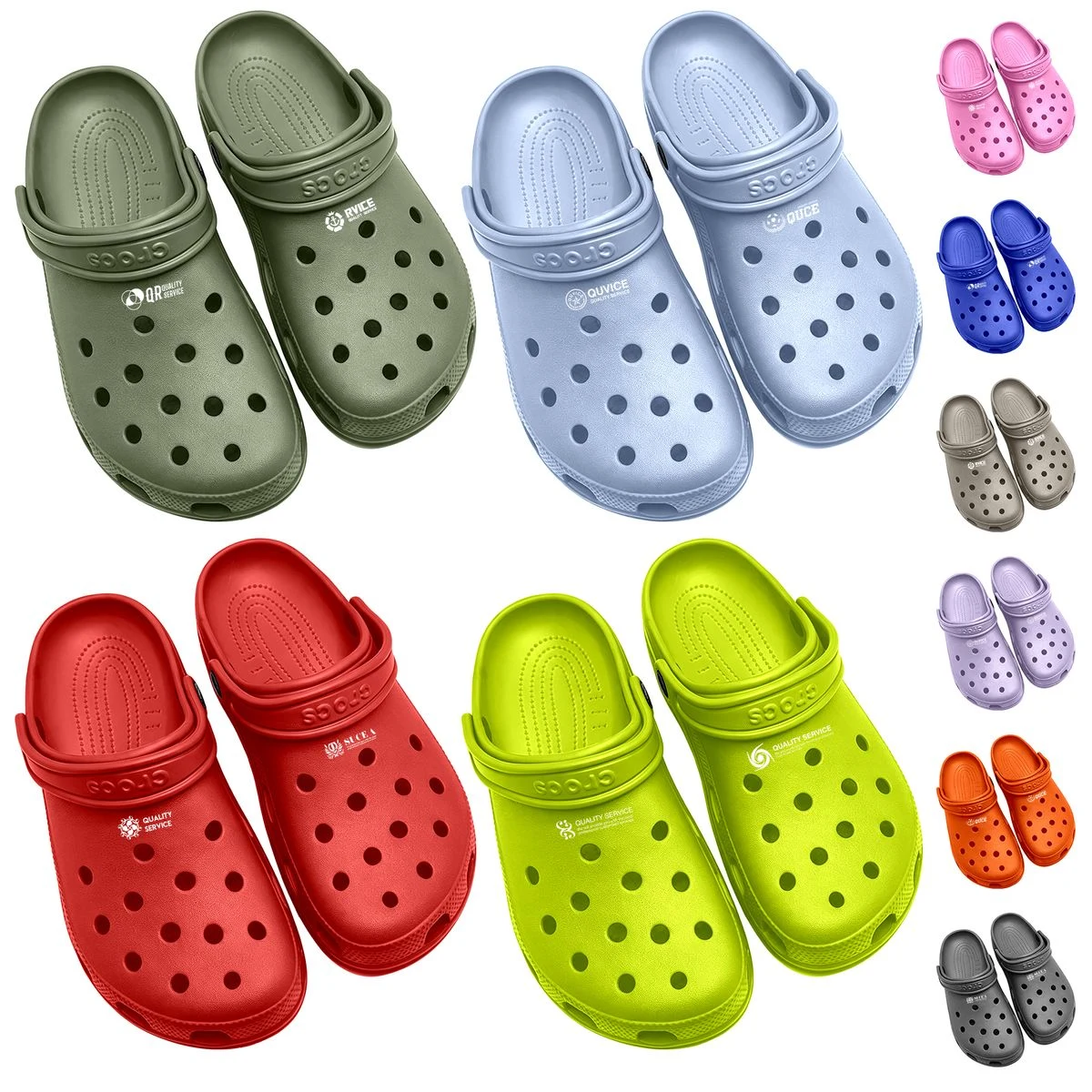 Non-slip Closed Toe Outdoor Slides 1