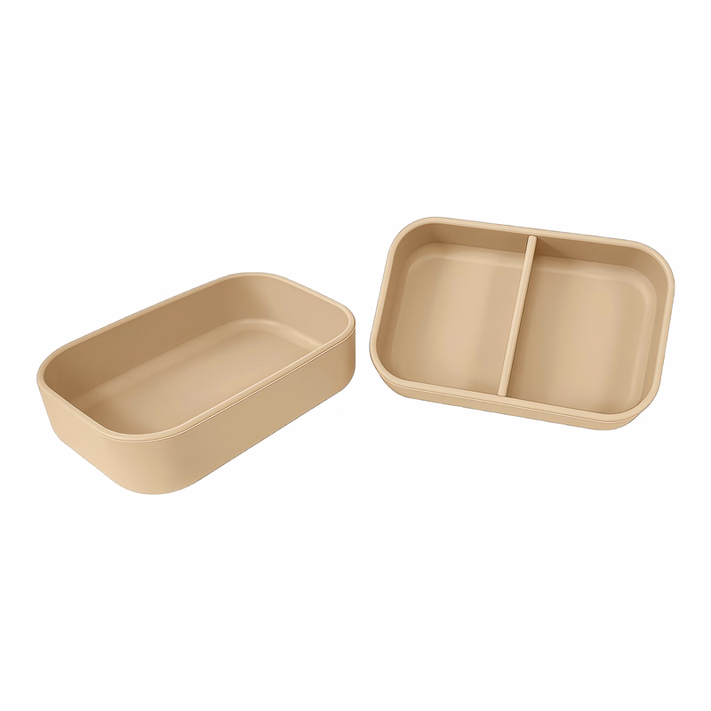 2-Piece Silicone Lunch Box Set