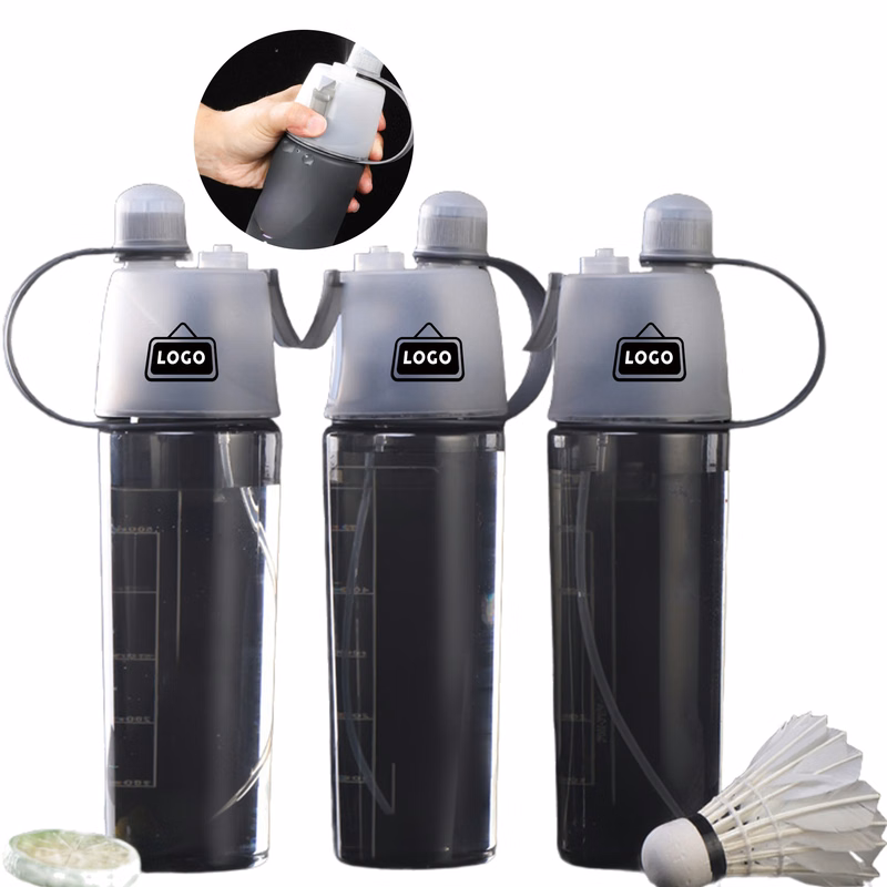 MOQ 50 Mini Portable Mist Water Bottle Cooling Spray for Summer