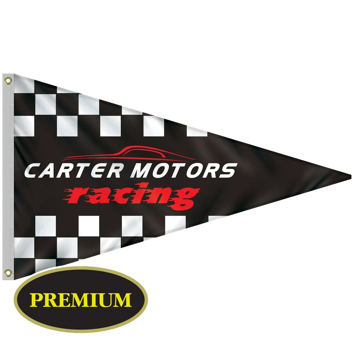 3' x 5' Single Reverse Knit Polyester Pennant 1