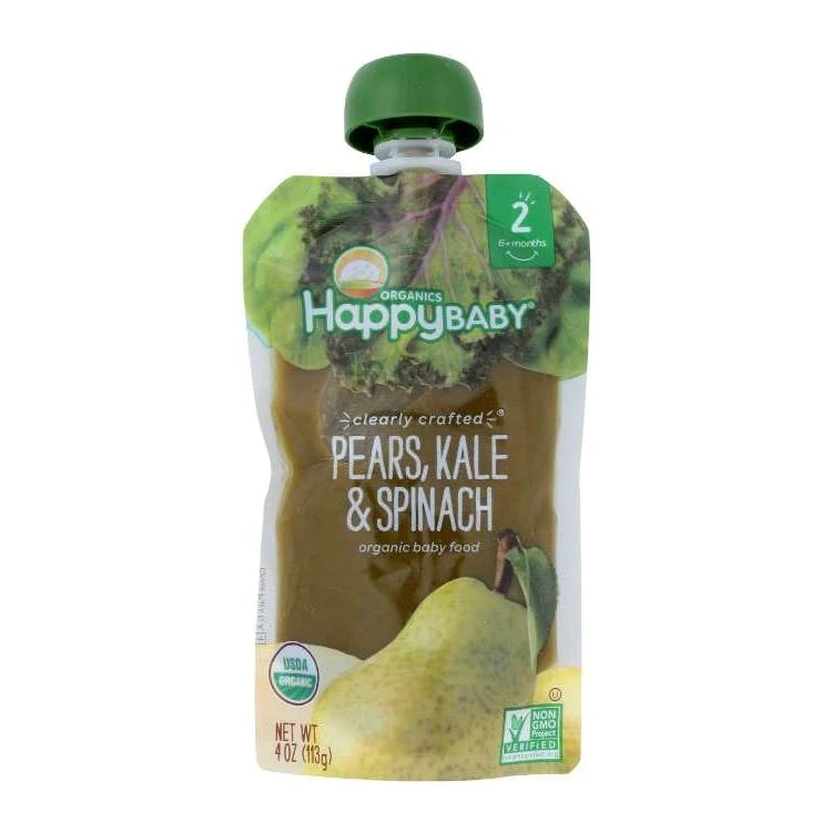 Happy Baby 16pk - Organic Pear Kale Spinach 1