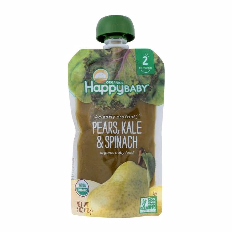 Happy Baby 16pk - Organic Pear Kale Spinach