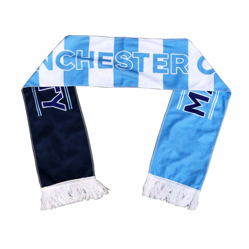 Knitted Stadium Sports Scarf With Fringe