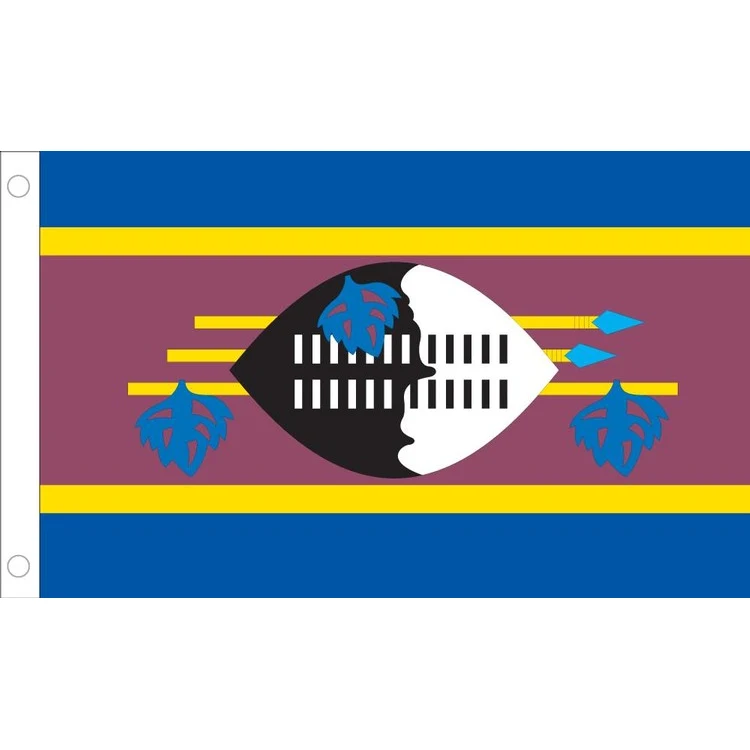 Swaziland Flag - 2' x 3' - Nylon 1
