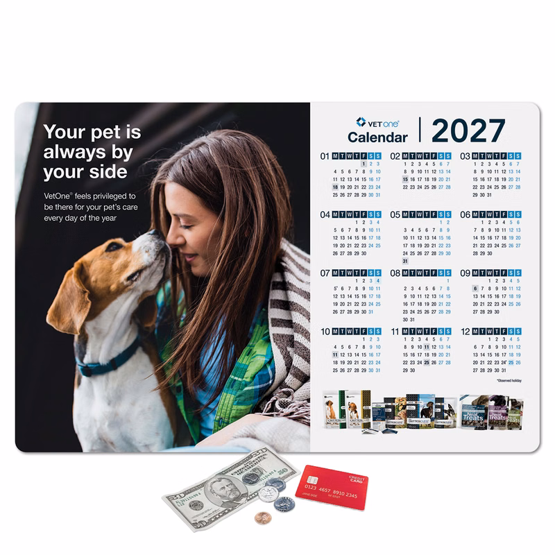 Vynex DuraTec Calendar Counter Mat-12"x18"x1/16"