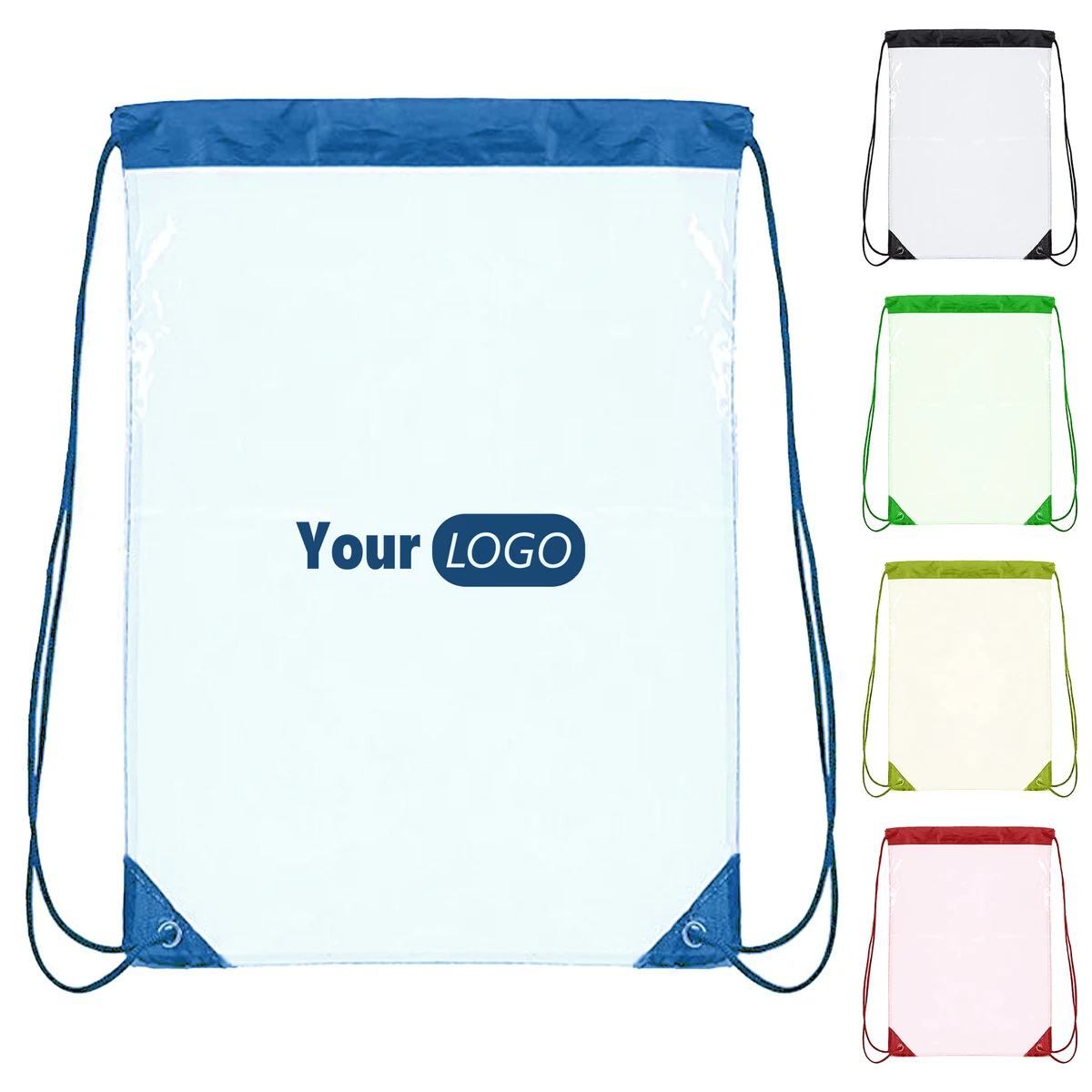 Pvc Transparent Drawstring Bag For Easy Access And Security 1