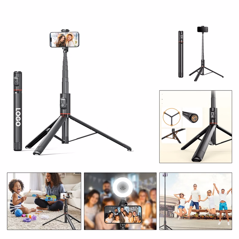Bluetooth Selfie Stick with Hidden Tripod