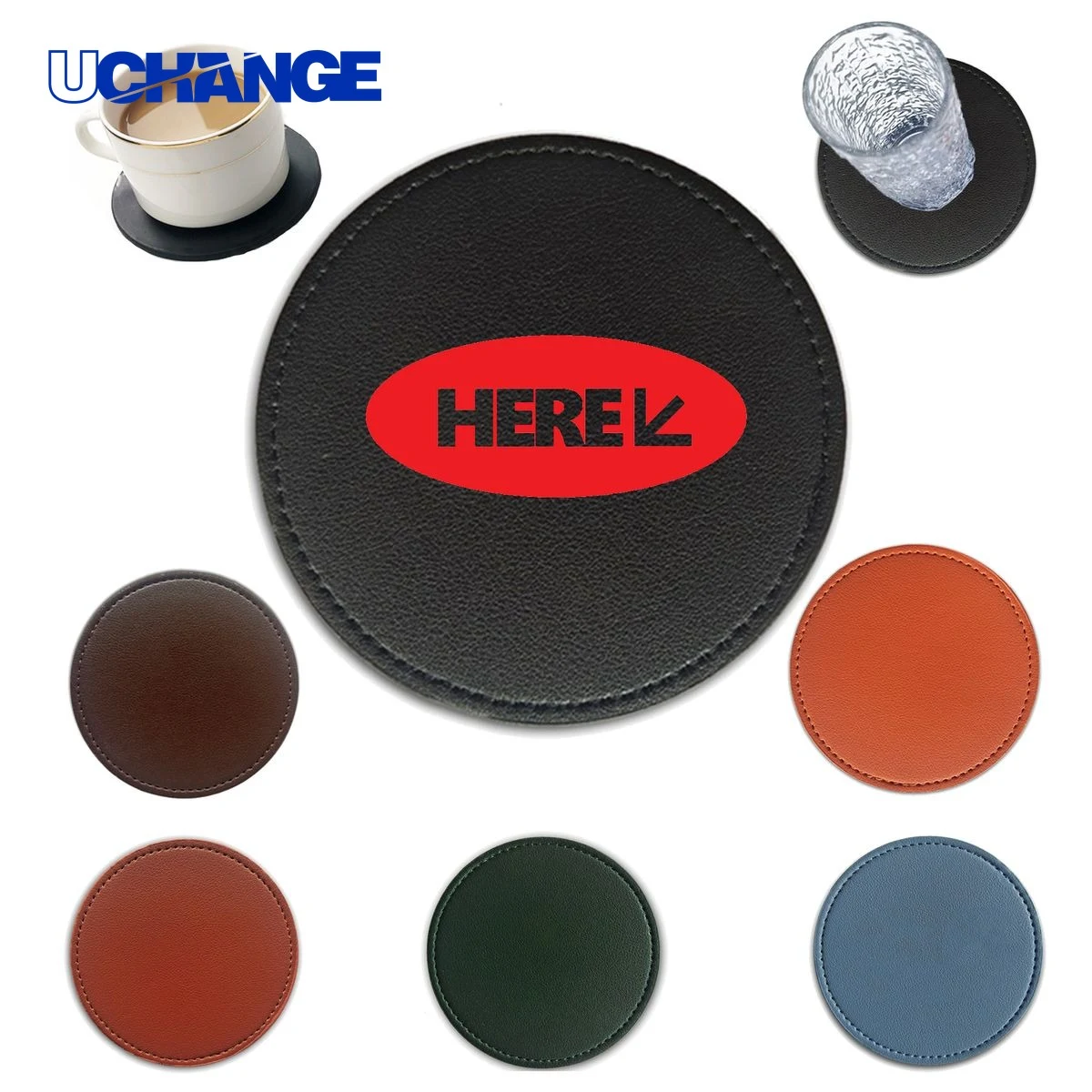 Household Simple Waterproof PVC Coaster Mat 1