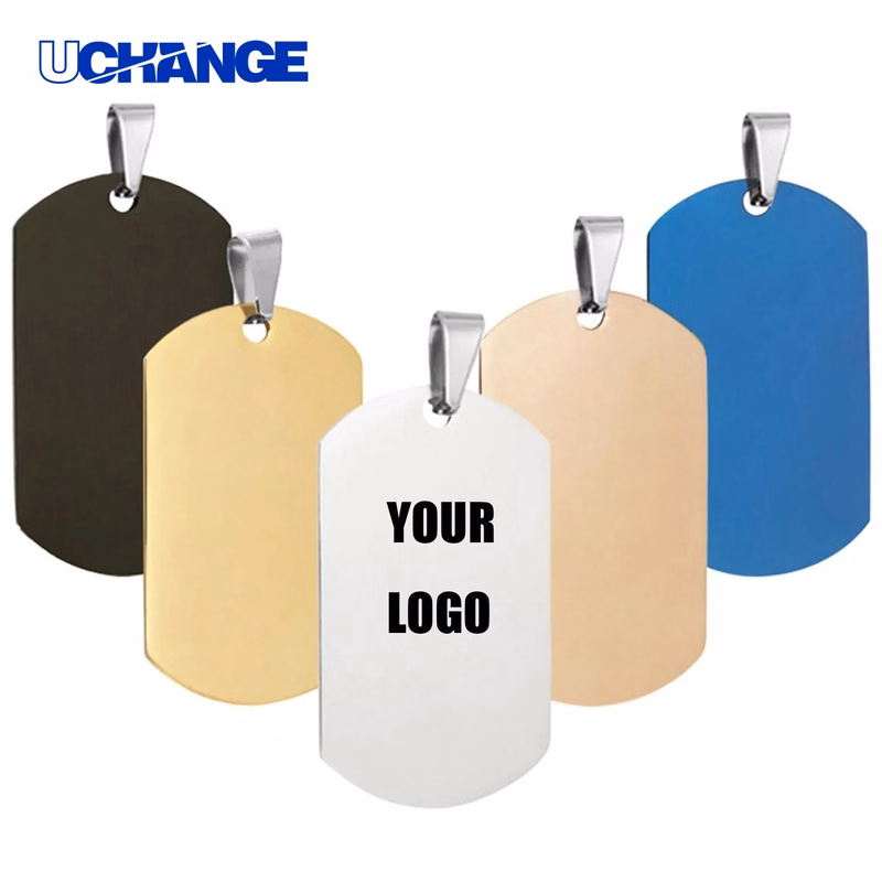 Blank Metal Label Tag with Holes