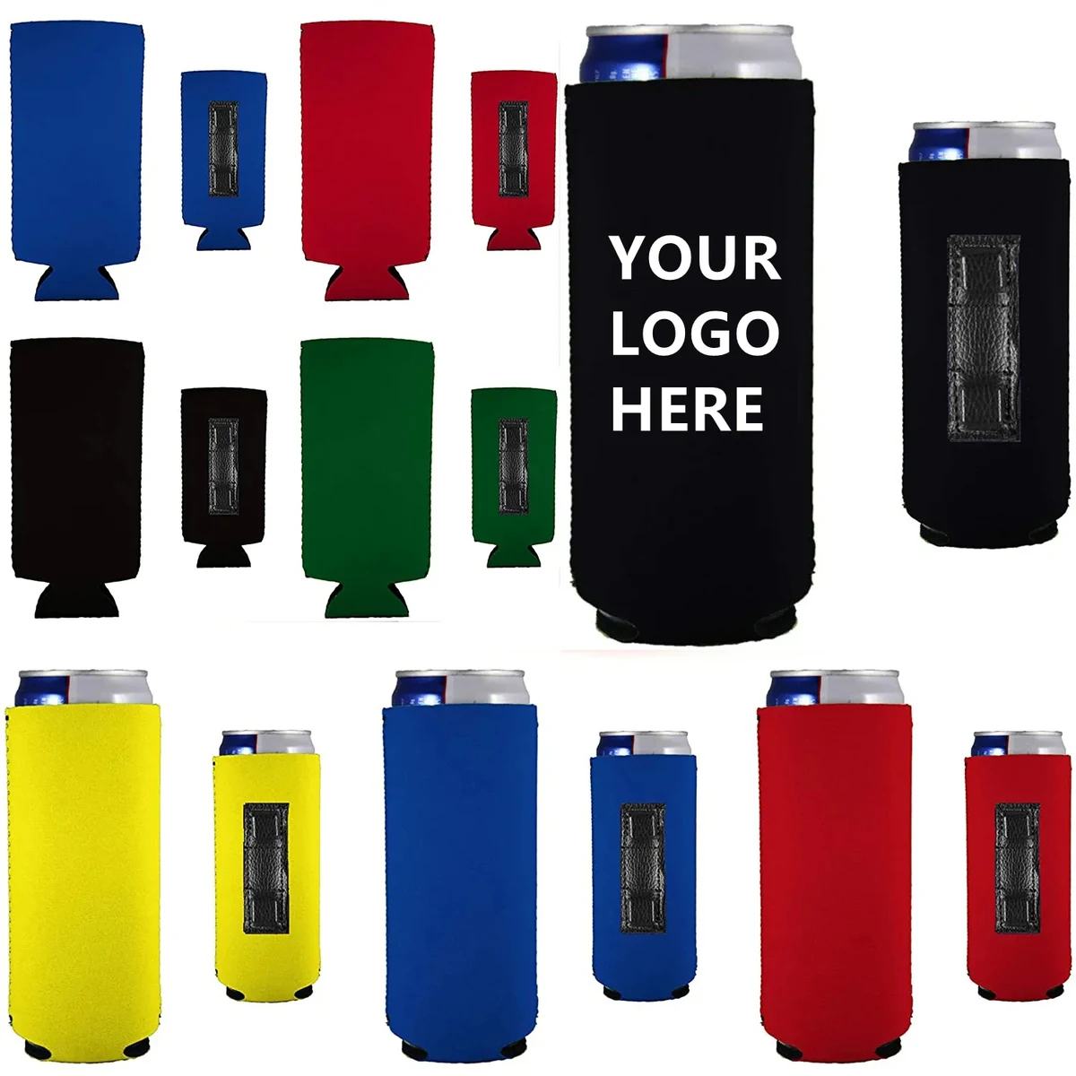 12oz Magnetic Slim Can Coolie 1