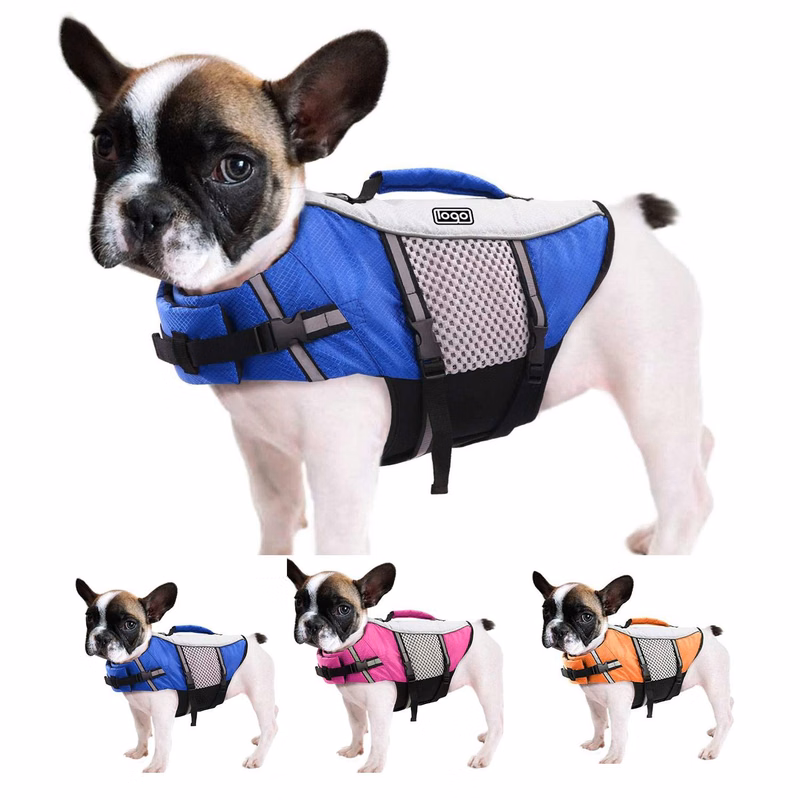 Dogs Reflective Adjustable Swimming Life Jacket
