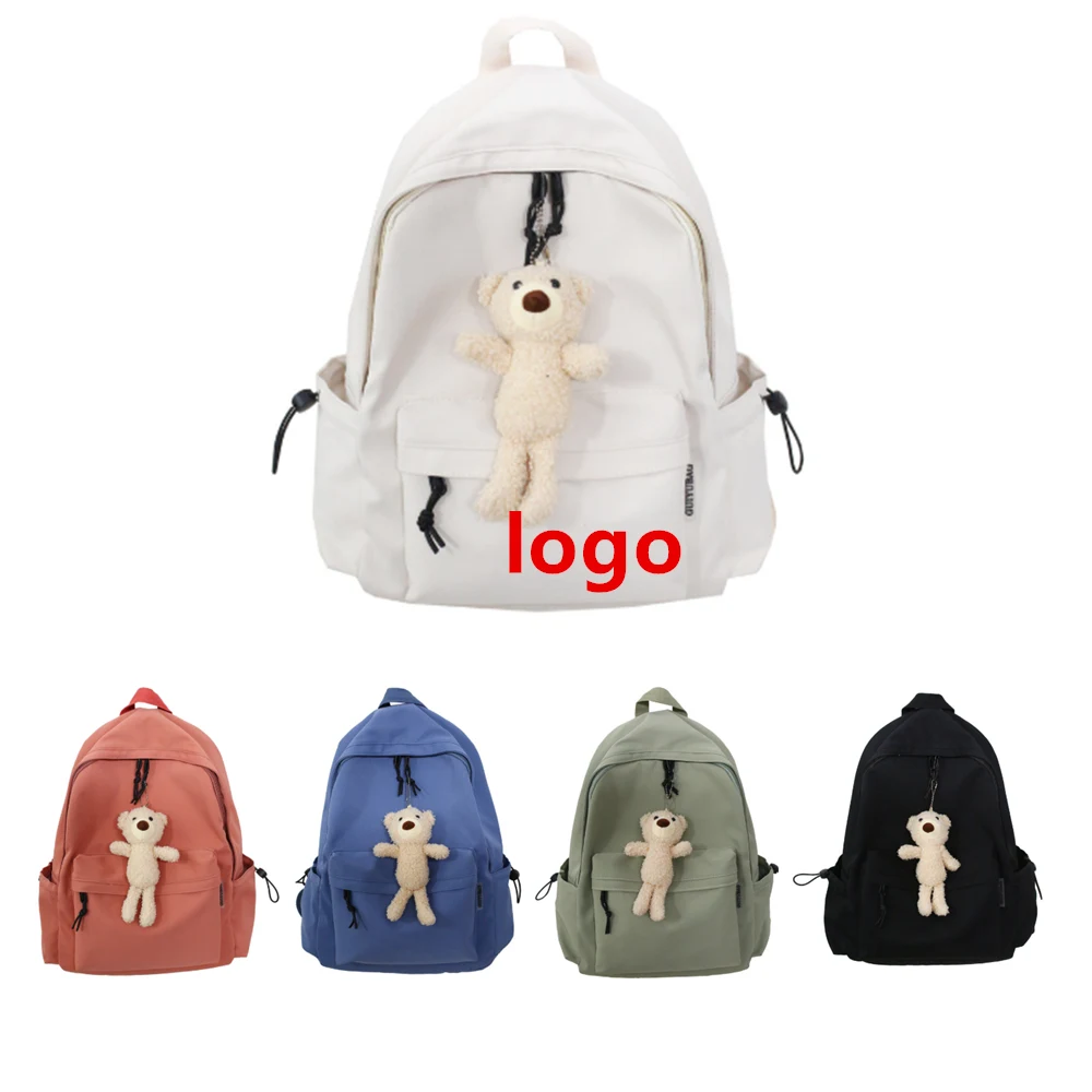 Nylon Classic School Backpack 1
