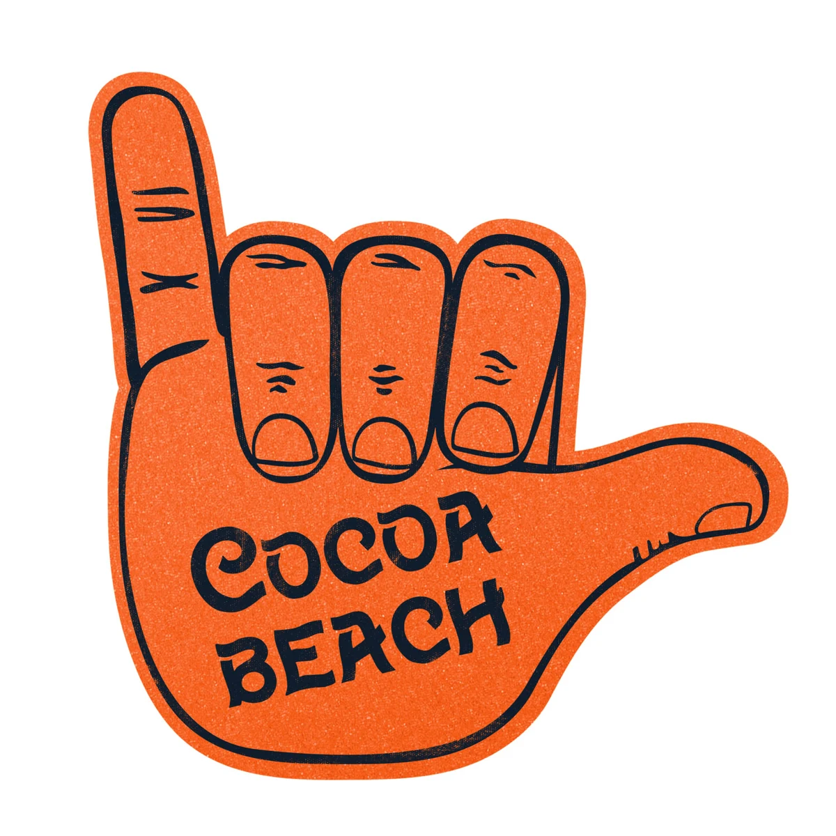 16" Hang Loose Foam Mitt 1