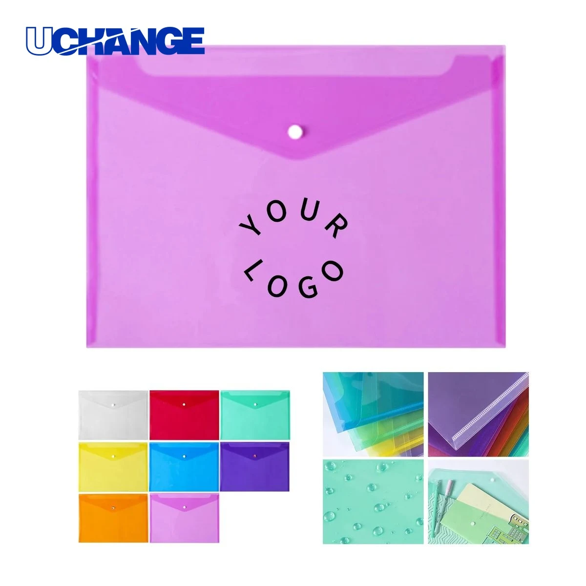 Transparent Snap Document Folder Organizer 1