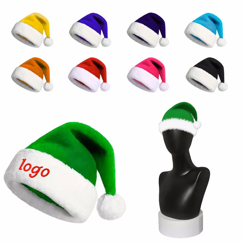 Thickened Cuffed Christmas Hat
