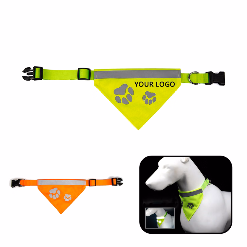 Reflective Triangle Pet Bib
