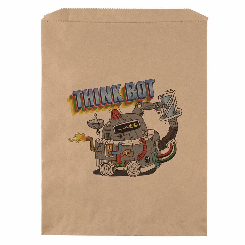 10W x 13H Merchandise Bag - Dynamic Color