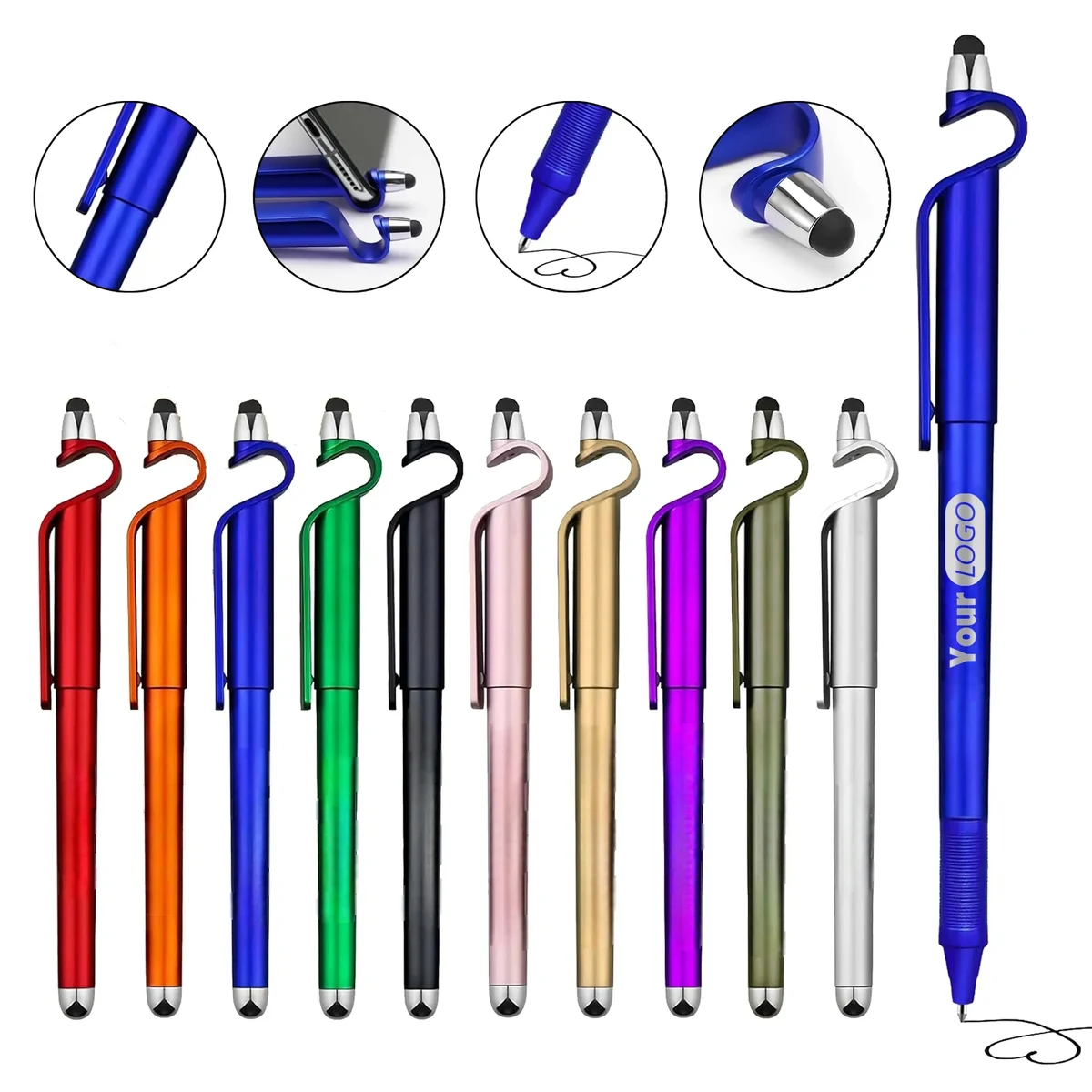 Multifunction Mobile Phone Stand Touch Screen Pen 1