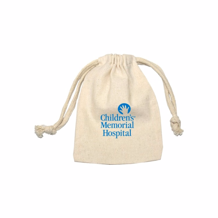 NATURAL MUSLIN COTTON DRAWSTRING POUCH