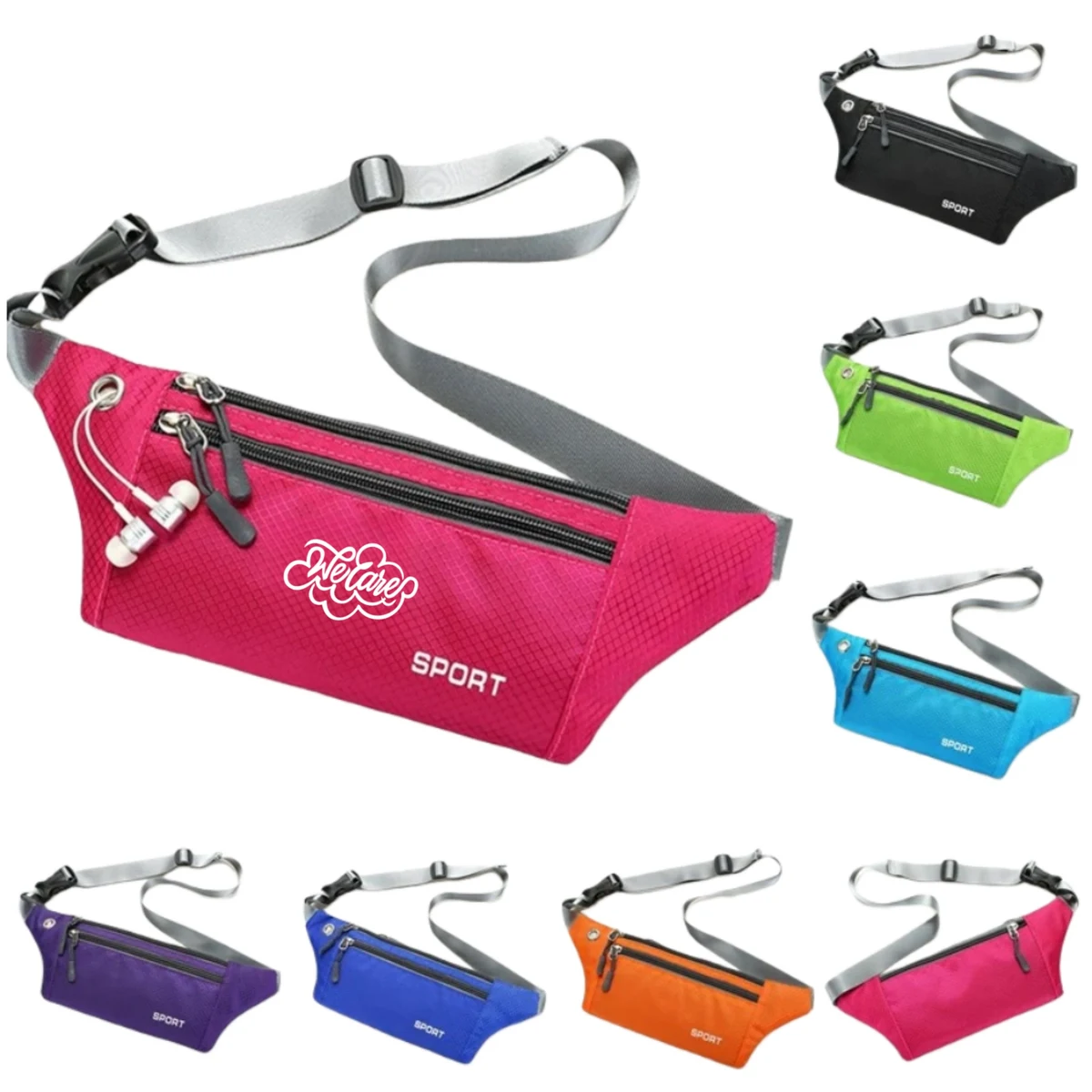 3 Zipper Running Belt Bag 1
