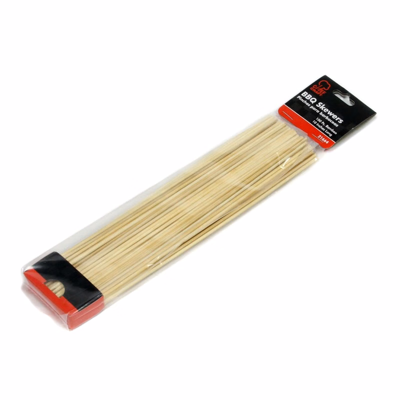 Bamboo Barbeque Skewers - 100 Pack 10"