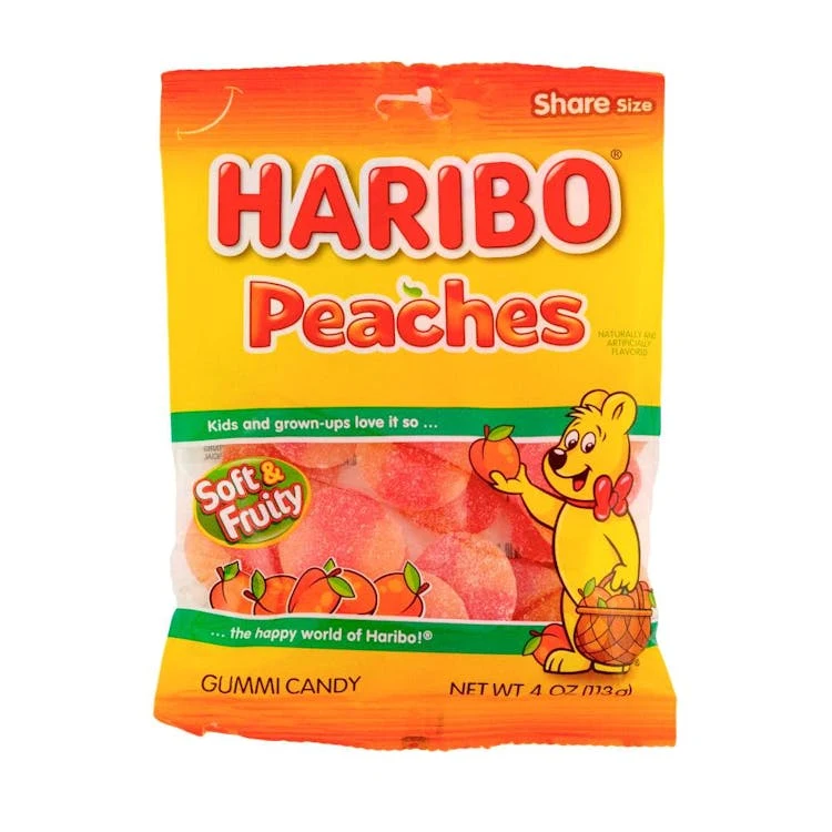 Haribo Peach Gummi Candy 1