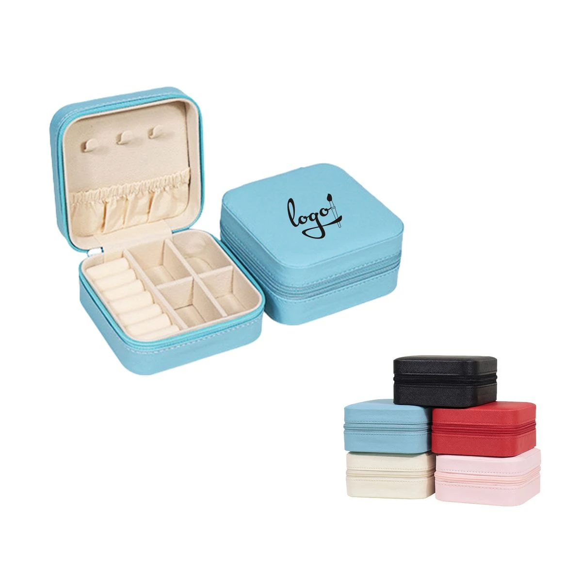 Personalized Zippered Jewelry Case 1