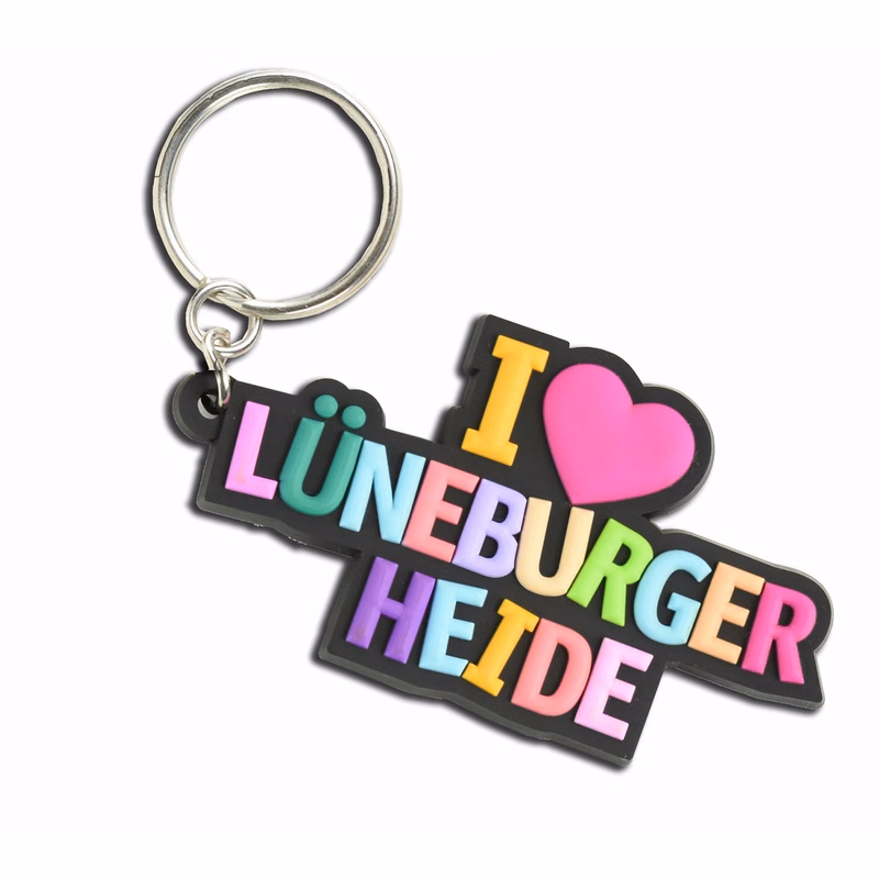 2.5 inch 3-D PVC KEY TAGS