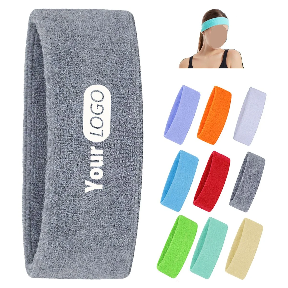 Wicking Elastic Headband For Towels 1