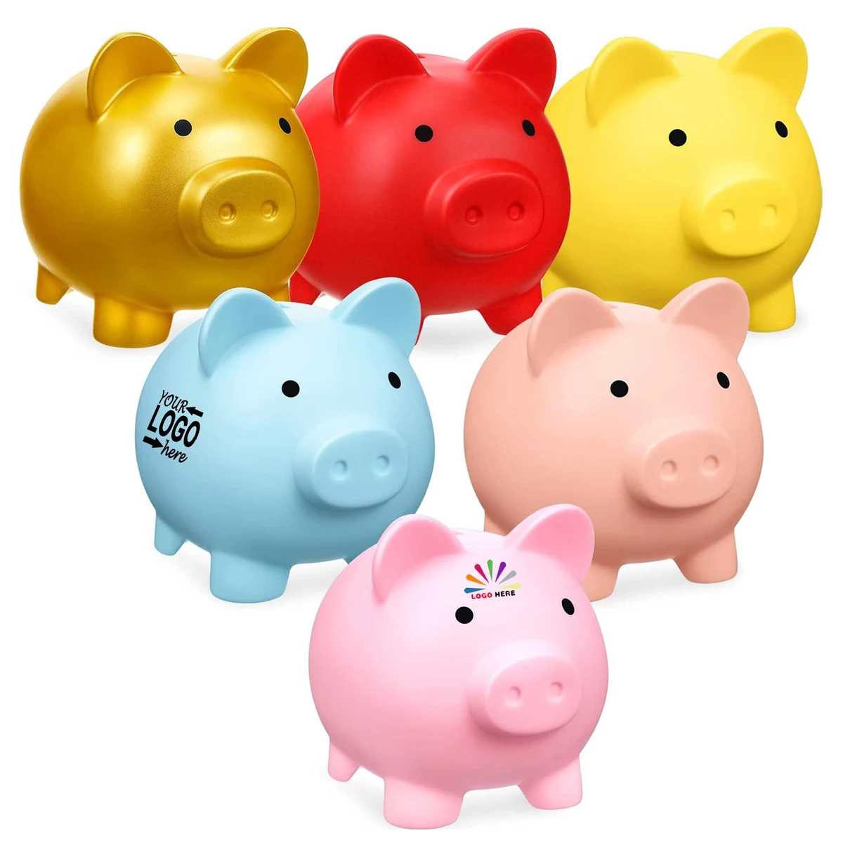 3 Size Pig Piggy Bank 1
