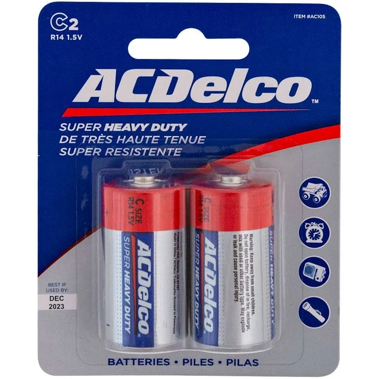 ACDelco C Heavy Duty Batteries - 2 Pack 1