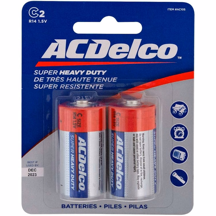 ACDelco C Heavy Duty Batteries - 2 Pack