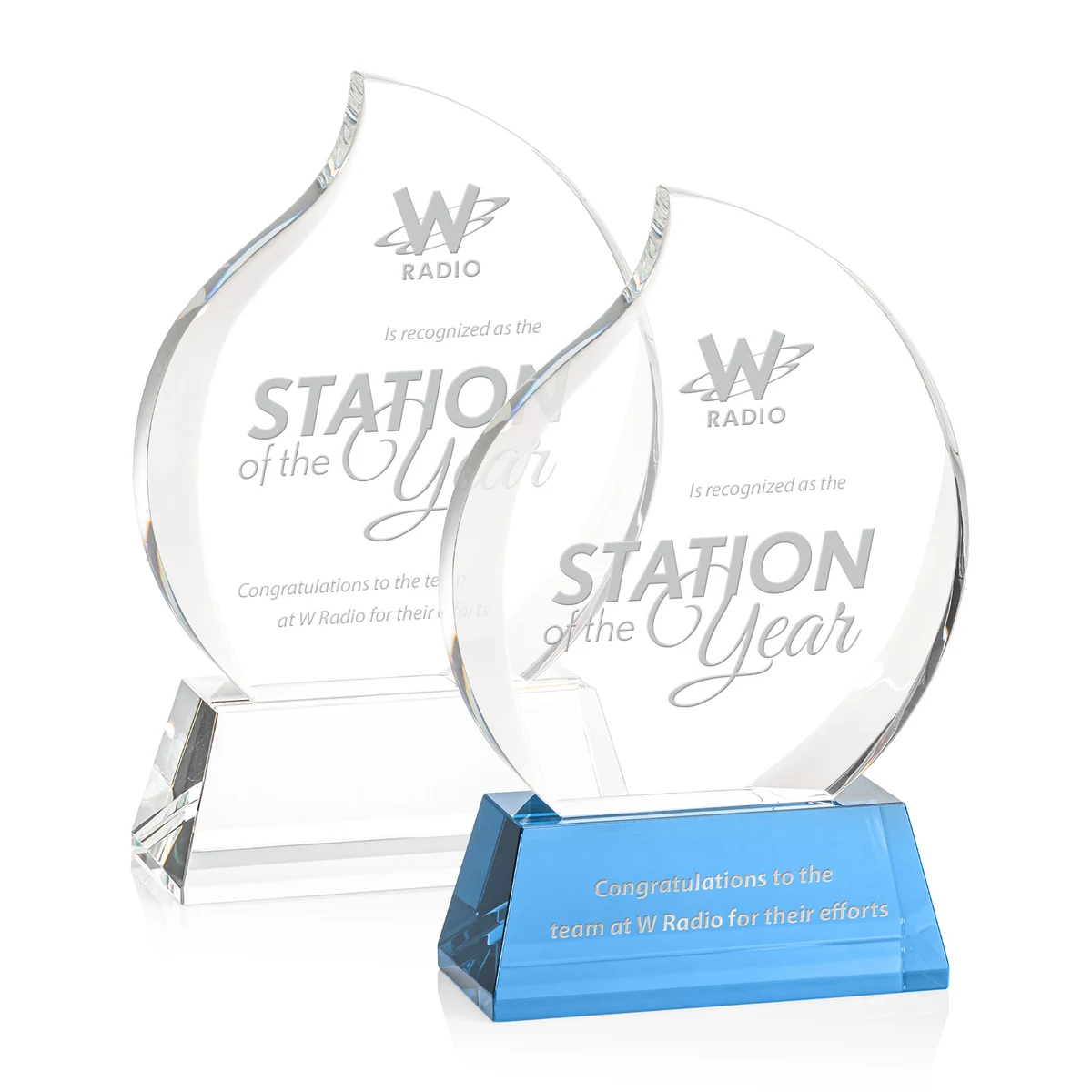 Preswick Flame Award on Base 1
